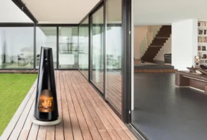 Chimenea de Suelo de bioetanol Moderna FOCOTTO  CONOTTO