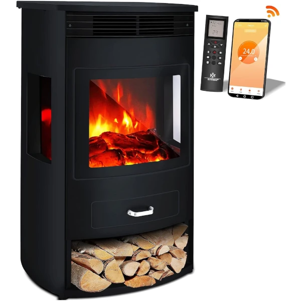 Chimenea eléctrica con Calentador  KESSER® Prio 