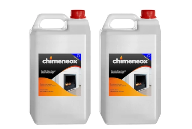 Garrafas de Bioetanol de 2,5 litros Chimeneox