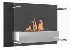HOMCOM Chimenea de Bioetanol de Pared